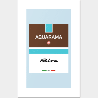 Riva Aquarama Rivarama Runabout Italia Italy Posters and Art